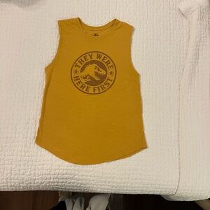 Universal Studios Jurassic Park adult Tank Top - Mustard yellow